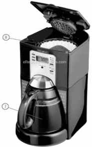 Page A Diagram and Parts List for FTX45-1FS  Mr Coffee Coffee Maker
